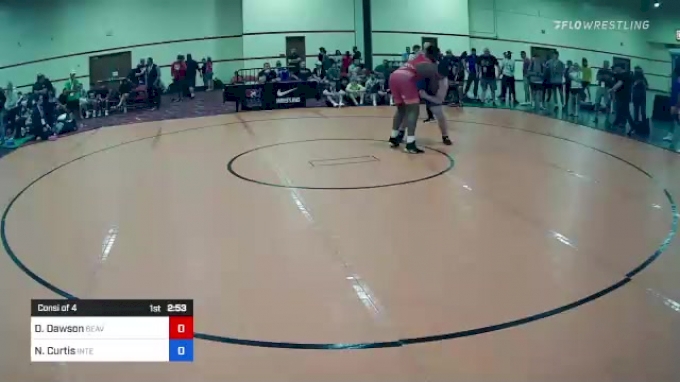 130 Lbs Consi Of 4 Devon Dawson Beaver Wrestling Club Vs Noah Curtis