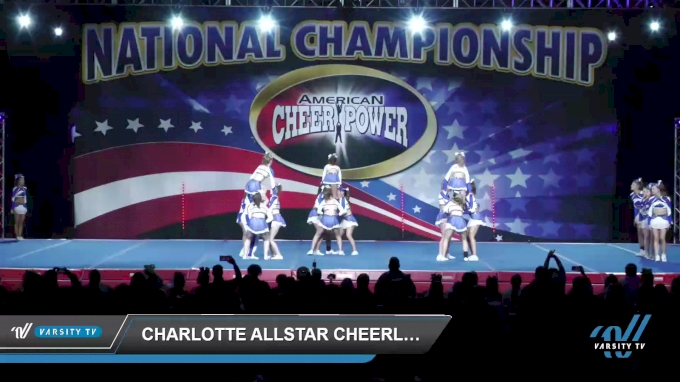 Charlotte Allstar Cheerleading Teal L Senior Coed Open Small