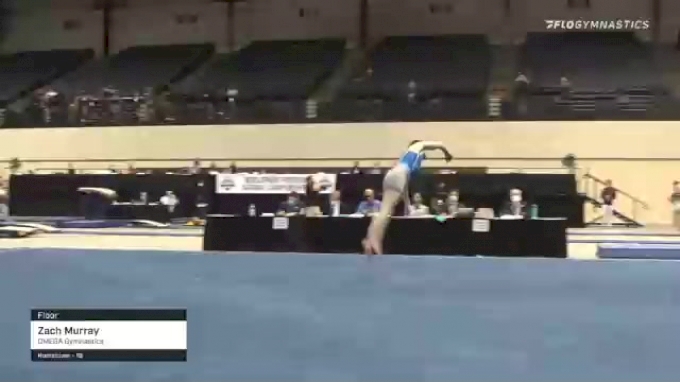 Zach Murray Floor OMEGA Gymnastics 2021 USA Gymnastics Development