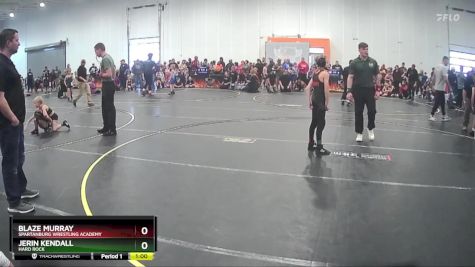 70 lbs Quarterfinal - Jerin Kendall, Hard Rock vs Blaze Murray, Spartanburg Wrestling Academy