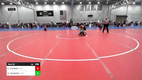 140 lbs Round Of 16 - Coby Cortese, Hard Rock vs Austin Horender, Journeymen Wrestling Club