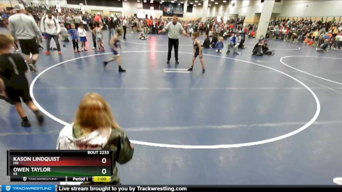 68 lbs Cons. Round 3 - Kason Lindquist, Owatonna vs Eli Richter, WCA (West  Central Area)