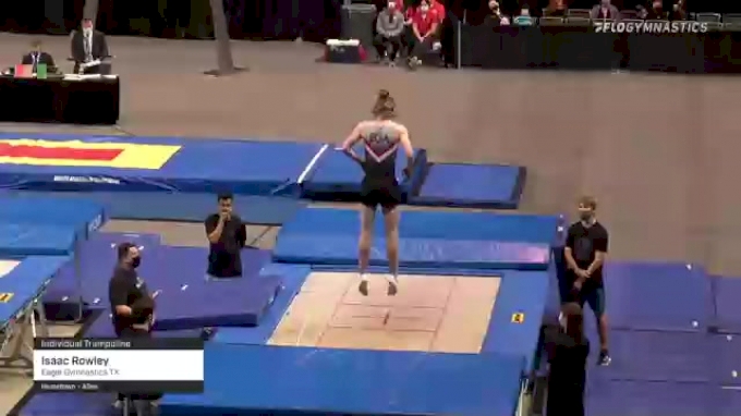 Isaac Rowley Individual Trampoline Eagle Gymnastics Tx Usa