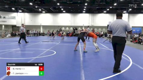 141 lbs Semis - Brock Hardy, Nebraska vs Tagen Jamison, Oklahoma State