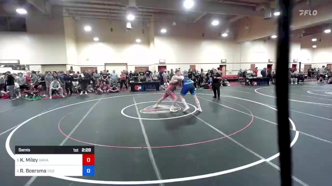 130 Kg Semis Keith Miley Arkansas RTC Vs Ryan Boersma Tiger Style