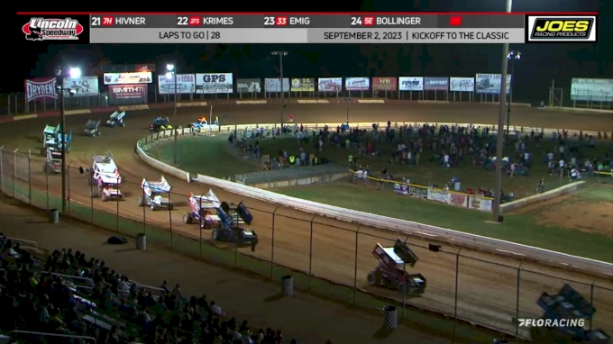 Feature Kickoff To The Classic At Lincoln Speedway