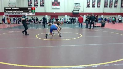 165 lbs Champ. Round 2 - Landyn Philpott, Southwestern Oregon Community College vs Aaron Concepcion, Clackamas Community College