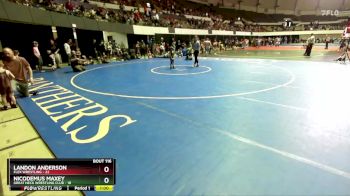 Rookie K-2 40 Quarterfinal - Landon Anderson, Flex Wrestling vs Nicodemus Maxey, Great Neck Wrestling Club