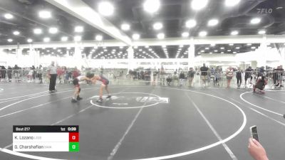 98 lbs 3rd Place - Kenny Lozano, Legends Of Gold LV vs Giovanni Charshafian, Savage House WC