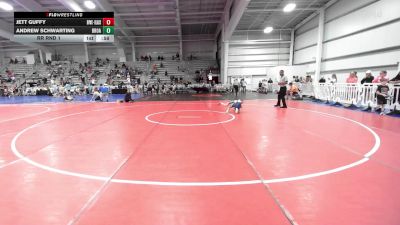 52 lbs Rr Rnd 1 - Jett Guffy, Buffalo Valley Wrestling Club EL Black vs Andrew Schwarting, Broad Axe White