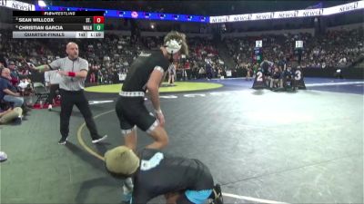 120 lbs Quarterfinal - Sean Willcox, St. John Bosco (SS) vs Christian Garcia, Walnut (SS)