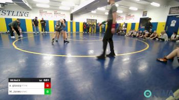 130 lbs Rr Rnd 3 - Eathan Glossip, Perkins vs Mason Jones, Newcastle Youth Wrestling