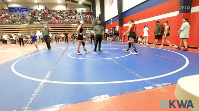 126 lbs Semifinal - Iris Cisneros, Skiatook Youth Wrestling vs Lily Turgeon, Bixby