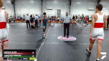 152 lbs Round 3 (4 Team) - Christian Morales, Level Up 2 vs Arthur Alves, Reverence Wrestling Club 2