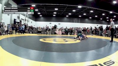 95 lbs Round 4 - Parker Gerber, LAW/Crass vs Brison Romero, Lake Wrestling Club