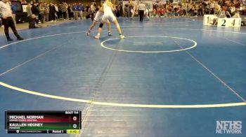152 lbs 7th Place Match - Michael Norman, Grand Forks Central vs Kaullen Hegney, Mandan