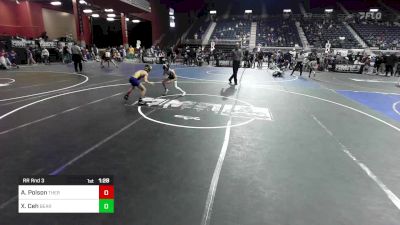 70 lbs Rr Rnd 3 - Aksel Polson, Thermopolis WC vs Xavier Ceh, Bear Cave