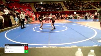 92 lbs 3rd Place - Ike Burr, Jenks Trojan Wrestling Club vs Bobby Lima, Broken Arrow Wrestling Club