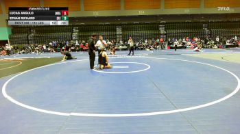 144 lbs Consi Of 32 #1 - Lucas Angulo, La Mirada vs Ethan Richard, Stansbury