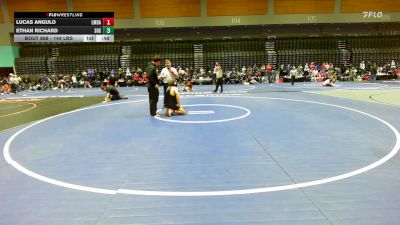 144 lbs Consi Of 32 #1 - Lucas Angulo, La Mirada vs Ethan Richard, Stansbury