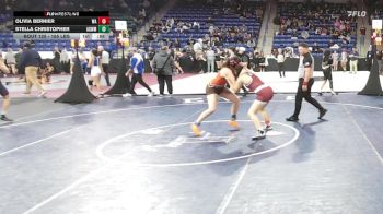 165 lbs Quarterfinal - Olivia Bernier, Westford Academy vs Stella Christopher, Agawam