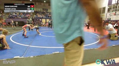 55-58 lbs Consolation - Aidan Garland, Berryhill Wrestling Club vs Ronnie Leyba, Team Tulsa Wrestling Club