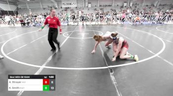 126 lbs Consi Of 4 - Ava Strayer, Indiana Outlaws Pink vs Kinnley Smith, 84 Athletes