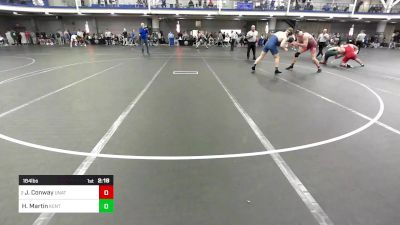 184 lbs Quarterfinal - James Conway, Unattached-Unrostered vs Holden Martin, Kent State