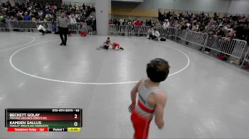 63 lbs 7th Place Match - Beckett Golay, Proving Grounds Wrestling vs Kamden Gallus, Pursuit Wrestling Minnesota