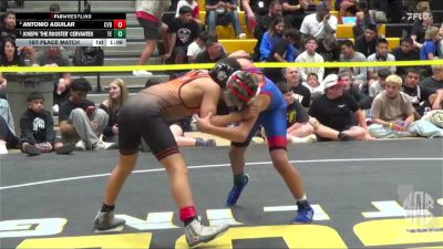 100 lbs 1st Place Match - Joseph `THE ROOSTER` Cervantes, The Empire vs Antonio Aguilar, Central Valley Bengals