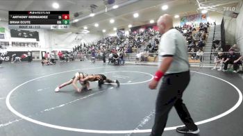 113 lbs Champ. Round 1 - Anthony Hernandez, Santa Ana vs Brian Ecute, Orange
