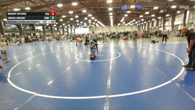 76 lbs Round 5 (4pm Saturday) - Brody Myers, PA Silver vs Uriah Drane, Great Neck W.C