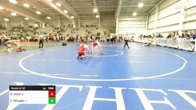 145 lbs Round Of 32 - Dylan Goss, WY vs Cameron Mingee, PA
