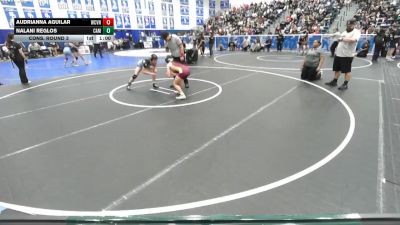 105 lbs Cons. Round 3 - Nalani Reglos, Camarillo vs Audrianna Aguilar, West Covina