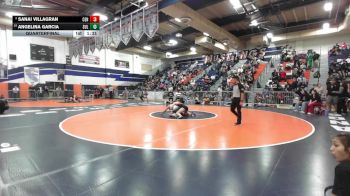 130 lbs Quarterfinal - Angelina Garcia, Sultana vs Sanai Villagran, Centennial (Corona)
