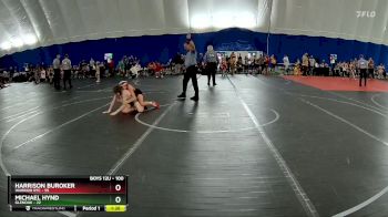 100 lbs Round 4 - Michael Hynd, GlenOak vs Harrison Buroker, Warrior RTC