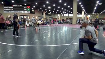 70 lbs Round 3 (6 Team) - Luke Dennis, Alabama Elite Blue vs Cody Sickle, BHWC/Florida Supreme Young Guns