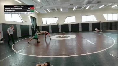 105A Champ. Round 1 - Cade Myers, Lincoln Middle School vs Brayson Brummond, Dean Morgan