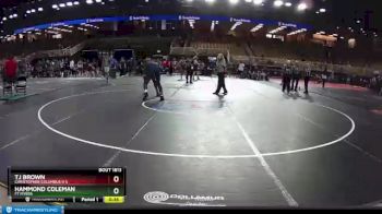 195 lbs Cons. Round 4 - Hammond Coleman, Ft Myers vs TJ Brown, Christopher Columbus H S