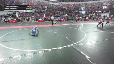 80 lbs Champ. Round 1 - Easton Skewes, Union Grove Broncos vs Owen Johnson, St. Croix Falls Saints