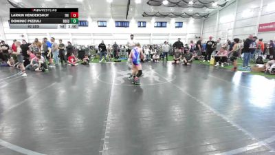 92 lbs 5th Place - Larkin Hendershot, Tri State Hammers-EL vs Dominic Pizzuli, Rogue Wrestling Club-EL