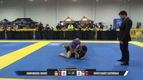 Xavier Suarez Castañedas vs Adam Michael Ricard 2026 Pan IBJJF Jiu-Jitsu No-Gi Championship