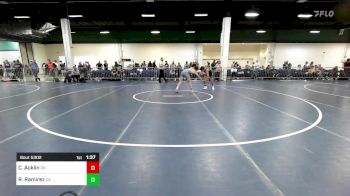 120 lbs Round Of 16 - Canon Acklin, OK vs Ronnie Ramirez, CA