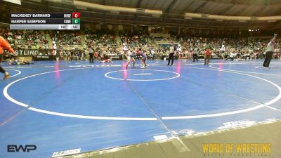 Quarterfinal - Mackenzy Barnard, Ridge Wrestling Club vs Harper Sampson, Coweta Tiger Wrestling