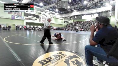 145 lbs Cons. Semi - Emma Bolch, Palisades vs Farrah Marquez, BIRMINGHAM