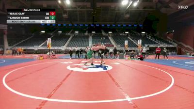 4A-285 lbs Quarterfinal - Isaac Clay, Cheyenne East vs Landon Smith, Kelly Walsh