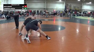 197 lbs Champ. Round 1 - Nick Lodato, Edinboro vs Cameron Vinson, Bellarmine