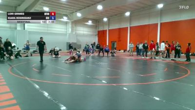 180 lbs Semifinal - Lori Grimes, Mount Union vs Kiara Rodriguez, Southeastern CC