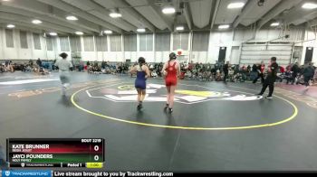 115 lbs Cons. Round 2 - Jayci Pounders, Holy Family vs Kate Brunner, Regis Jesuit