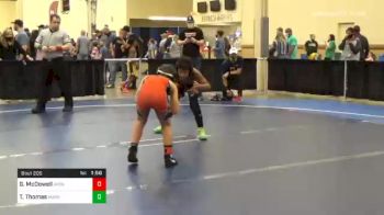 95 lbs Prelims - Gavin McDowell, Avonworth vs Teagan Thomas, Mars